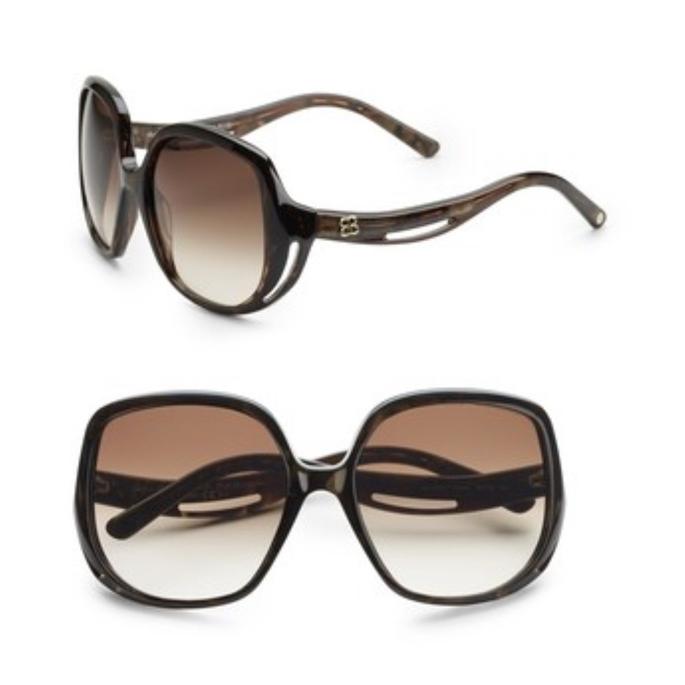 Balenciaga Oversized Tortoise Shell Sunglasses